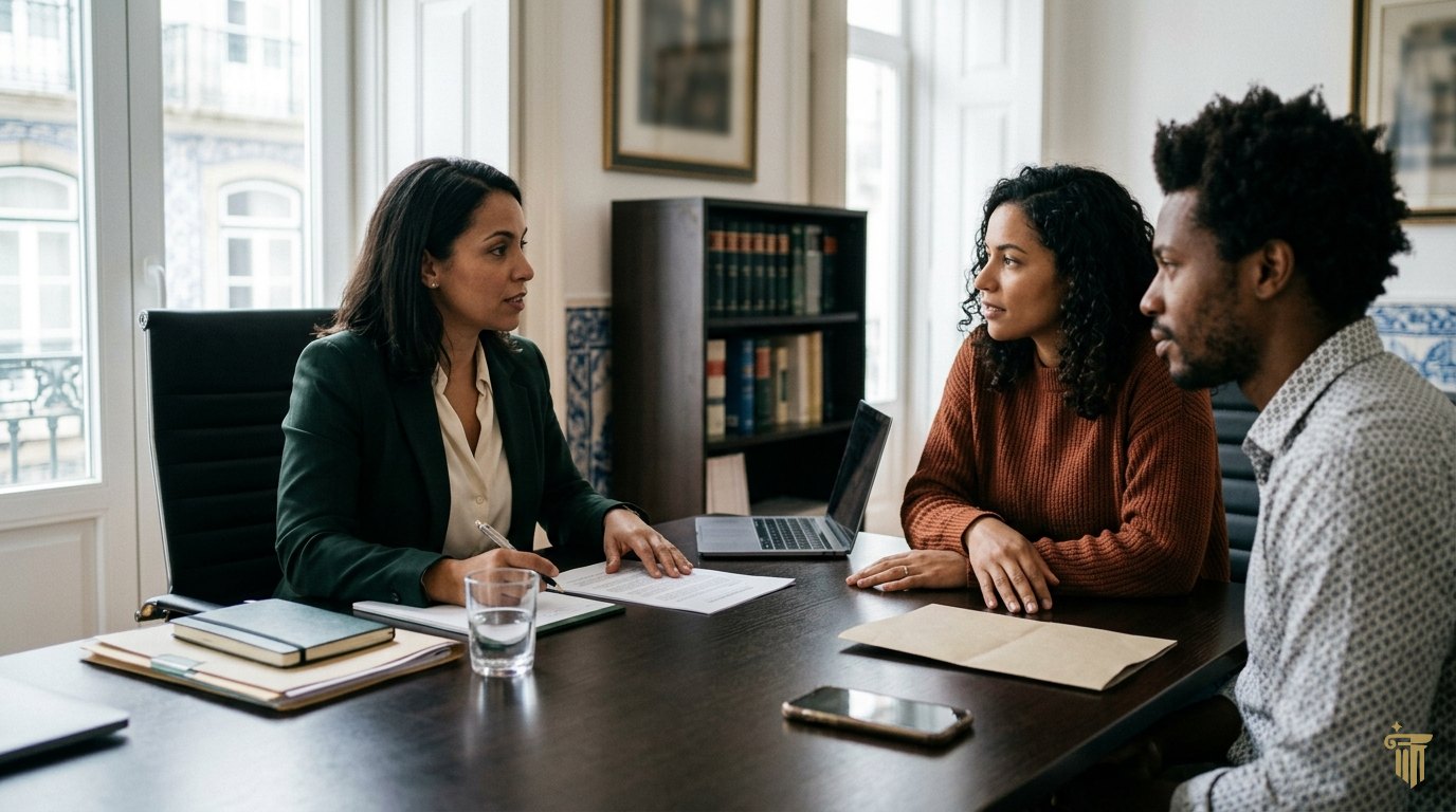 Consulta com advogada especializada para apoio jurídico na renovação da autorização de residência
